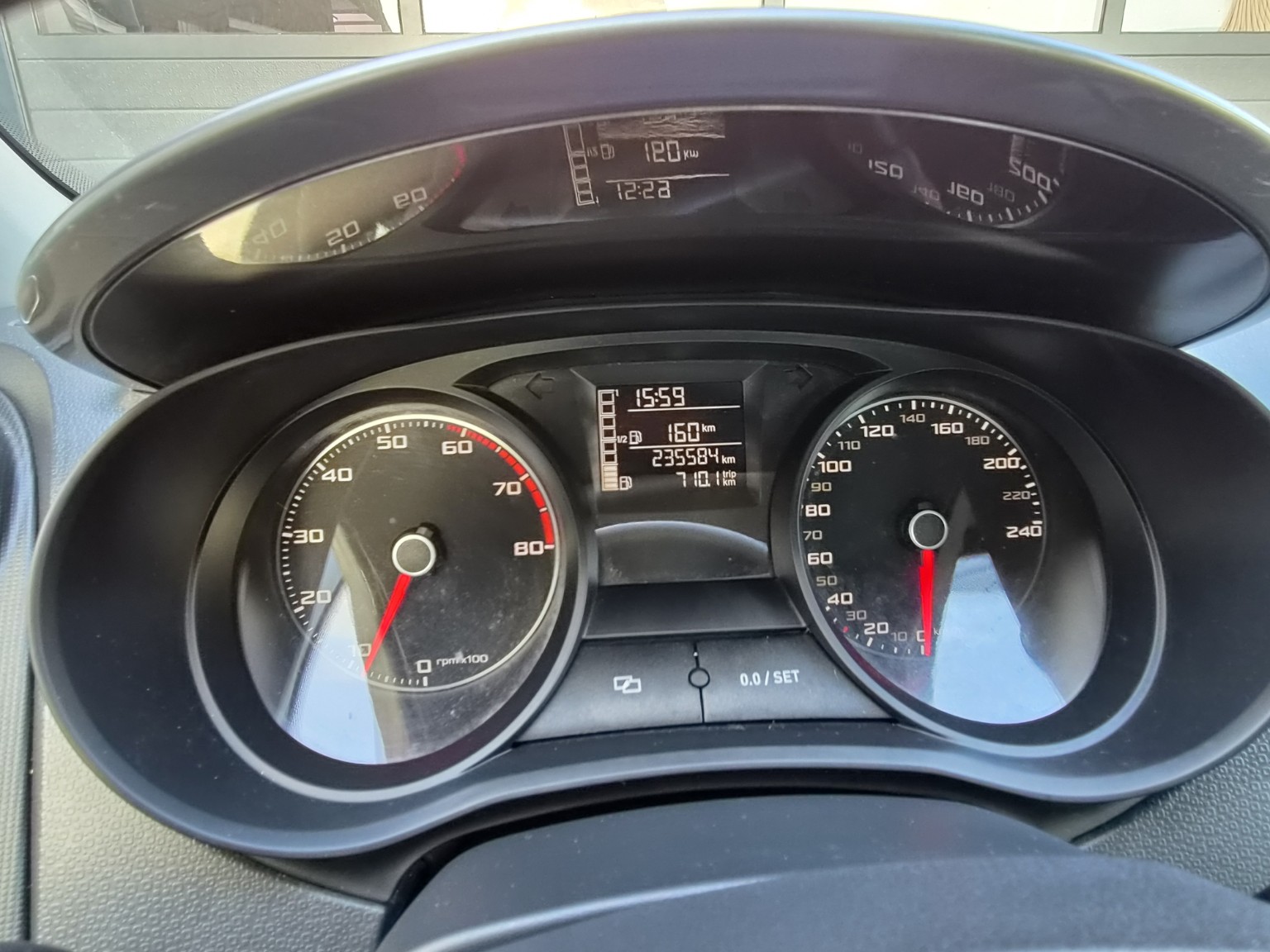 SEAT Ibiza L-709-BD – kilometerstand 235.584 km